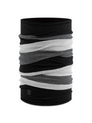 Buff Szal-koło "Merino Move" w kolorze szaro-antracytowym - 70 x 24 cm rozmiar: onesize. Czarne szaliki i kominy damskie Buff, bez wzorów, z wełny. Za 108.74 zł.