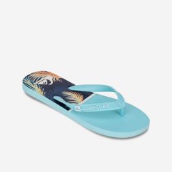 Japonki męskie Quiksilver Tropical Glitch. Niebieskie klapki i japonki męskie Quiksilver, z kauczuku. W wyprzedaży za 59.99 zł.