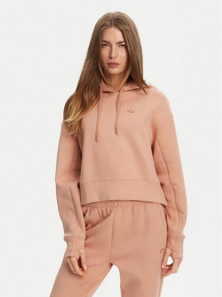 Lacoste Bluza SF0281 Pomarańczowy Loose Fit. Brązowe bluzy bez kaptura damskie Lacoste, z bawełny. Za 529.99 zł.