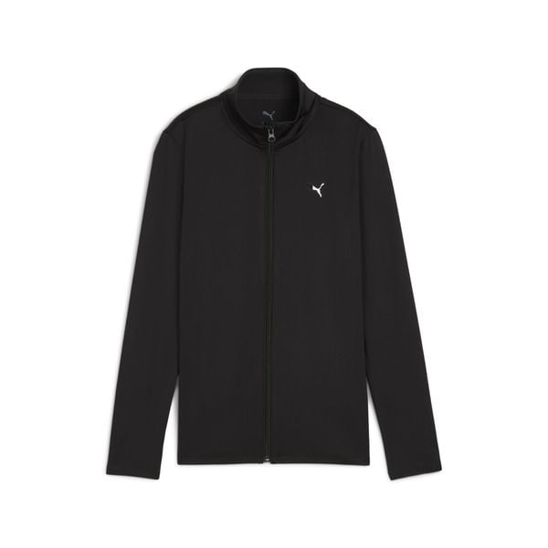 Damska rozpinana bluza PUMA STRONG PUMA Black. Czarne bluzy z kapturem damskie Puma, l, z bawełny. Za 244.88 zł.