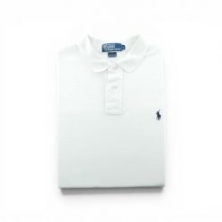 Second life - Koszulka polo męska Polo Ralph Lauren - Stan dobry. Białe koszulki polo męskie Ralph Lauren, l, bez wzorów, z materiału, bez ramiączek. Za 106.46 zł.