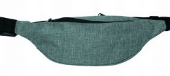 Saszetka Sportowa, Zielona Nerka na Biodro, Dwie Komory, Regulowany Pasek, na Zamek -PAKO JEANS. Zielone paski męskie Pako Jeans, bez wzorów, z jeansu, sportowe. Za 29.00 zł.