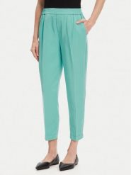 United Colors Of Benetton Spodnie materiałowe 4Y09DF079 Zielony Regular Fit. Zielone spodnie materiałowe damskie United Colors Of Benetton, bez wzorów, z lyocellu. Za 219.99 zł.