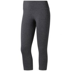 Spodnie treningowe damskie Reebok OS Lux 34 Tight 20. Szare spodnie sportowe damskie Reebok, l, na fitness i siłownię. Za 135.00 zł.