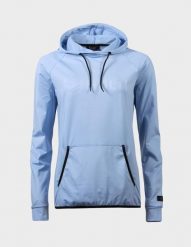 Bluza z kapturem damska Halti Dynamic. Niebieskie bluzy z kapturem damskie Halti, z elastanu. Za 449.99 zł.