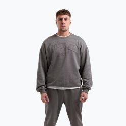 Bluza męska BOXRAW East Street Sweatshirt. Szare bluzy bez kaptura męskie BOXRAW, l, z bawełny. Za 279.99 zł.
