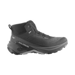 Obuwie Turystyka piesza Mężczyzna GENESIS MID GORE TEX. Czarne buty trekkingowe męskie Salomon, z gore-texu, bez zapięcia, do biegania, gore-tex. Za 819.00 zł.
