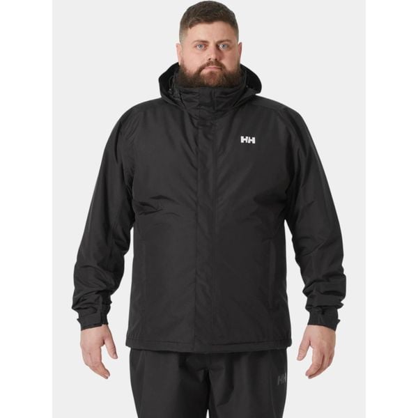 Kurtka przeciwdeszczowa męska Helly Hansen DUBLINER INSULATED. Czarne kurtki męskie Helly Hansen, m, bez wzorów, z syntetyku, sportowe, bez kaptura. Za 583.20 zł.