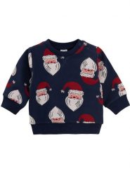 COOL CLUB Bluza w kolorze granatowym rozmiar: 74. Niebieskie bluzy i bluzki niemowlęce COOL CLUB, bez wzorów, z bawełny, bez ramiączek, bez kaptura. Za 41.69 zł.