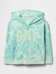 GAP Bluza w kolorze błękitno-zielonym rozmiar: 98. Niebieskie bluzy i bluzki niemowlęce GAP, bez wzorów, z bawełny, bez ramiączek, bez kaptura. Za 61.46 zł.