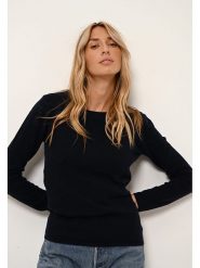Just Cashmere Kaszmirowy sweter "Vivian" w kolorze granatowym rozmiar: L. Niebieskie swetry klasyczne damskie Just Cashmere, l, z kaszmiru, bez kołnierzyka. Za 228.38 zł.