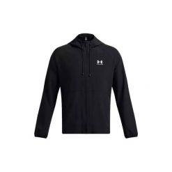 Kurtka przeciwdeszczowa Under Armour Stretch Woven. Białe kurtki męskie Under Armour, l, bez wzorów, z materiału, bez kaptura. Za 339.15 zł.