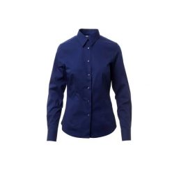 Koszula damska Payper Wear Florentia. Niebieskie koszule damskie PAYPER WEAR, bez wzorów, z bawełny, bez kołnierzyka, bez ramiączek. Za 246.00 zł.