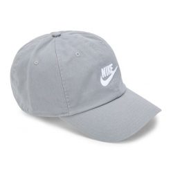 Czapka z daszkiem Nike Club Unstructured Futura Wash. Szare czapki męskie Nike, bez wzorów. Za 119.99 zł.