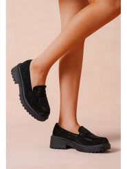 Foreverfolie Mokasyny w kolorze czarnym rozmiar: 39. Czarne mokasyny damskie Foreverfolie. Za 108.99 zł.
