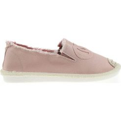 Espadryle damskie z plecionką różowe (38). Czerwone espadryle damskie inny, bez wzorów, bez obcasa. Za 49.00 zł.