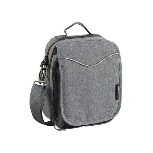 Torba na ramię Caribee Global Organiser Large. Szare torby męskie na ramię CARIBEE, bez wzorów, z materiału, na ramię, duże. Za 196.50 zł.