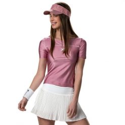 Drop Shot Radiant Women's Short Sleeve T-shirt. Czerwone t-shirty damskie DROP SHOT, s, bez wzorów, z materiału, bez kołnierzyka. Za 232.95 zł.