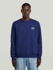 G-Star Bluza w kolorze niebieskim rozmiar: M. Niebieskie bluzy bez kaptura męskie G-Star, m. Za 149.31 zł.