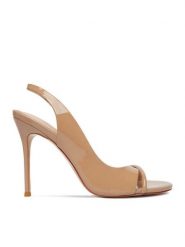 Eva Minge Sandały EO-TALIA-LT1022-201 Beżowy. Brązowe sandały damskie Eva Minge, bez wzorów, ze skóry, bez obcasa, na szpilce. Za 449.99 zł.