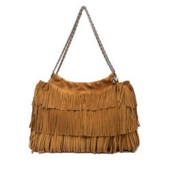 Torebka Tory Burch. Brązowe torebki klasyczne damskie Tory Burch, bez wzorów, bez dodatków. Za 5,149.00 zł.