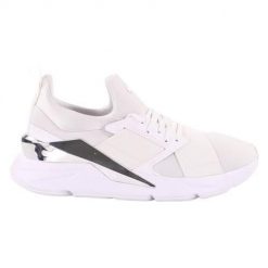 Buty do chodzenia damskie Puma Muse X5. Białe buty sportowe na co dzień damskie Puma, bez wzorów, z materiału, trekkingowe. Za 424.00 zł.