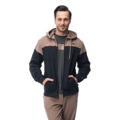 Męska Bluza Z Kapturem Hiba. Czarne bluzy z kapturem męskie Hi-tec, l, z bawełny. Za 169.99 zł.