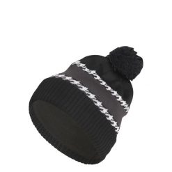 Czapka Cold.rdy 3- Stripes Pom Beanie. Czarne czapki męskie Adidas, bez wzorów, z dzianiny, sportowe. Za 129.00 zł.
