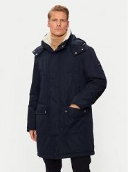 Boss Parka H-Coyan 50524964 Granatowy Regular Fit. Niebieskie parki męskie Boss, m, bez wzorów, z syntetyku. Za 2,429.00 zł.