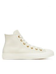 Converse Trampki Chuck Taylor All Star Gold A12760C Beżowy. Brązowe trampki i tenisówki damskie Converse, bez wzorów, ze skóry. Za 299.99 zł.