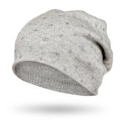 Czapka zimowa Peterson PTN HAT-04 szara. Szare czapki zimowe damskie Peterson, z dzianiny. Za 54.00 zł.