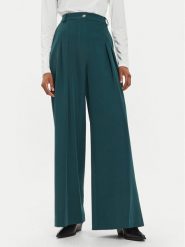 Maryley Spodnie materiałowe 24IB579/43GU Zielony Regular Fit. Zielone spodnie materiałowe damskie Maryley, bez wzorów, z materiału. Za 259.99 zł.
