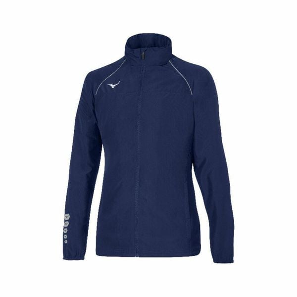 Kurtka do biegania damska Mizuno Osaka wind. Niebieskie kurtki damskie Mizuno, xl, bez wzorów, bez kaptura. Za 253.00 zł.