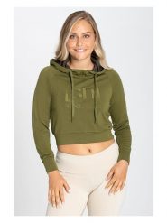 Super.natural Bluza "Liquid Flow" w kolorze khaki rozmiar: M. Brązowe bluzy z kapturem damskie Super.natural, m, z wełny. Za 252.99 zł.