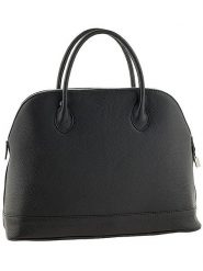 ORE10 Skórzana torebka "Genova" w kolorze czarnym - 40 x 30 x 15 cm rozmiar: onesize. Czarne torebki klasyczne damskie ORE10, bez wzorów, z materiału, bez dodatków. Za 260.99 zł.