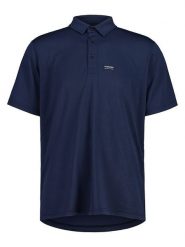 Maloja Funkcyjna koszulka polo "PeytoM." w kolorze granatowym rozmiar: S. Niebieskie koszulki polo męskie Maloja, s, bez wzorów, z materiału, bez ramiączek. Za 149.66 zł.