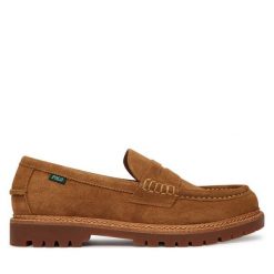 Półbuty Polo Ralph Lauren. Brązowe półbuty męskie Polo Ralph Lauren, bez zapięcia. Za 1,199.00 zł.