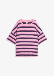 T-shirt oversize z lejącej wiskozy. Czerwone t-shirty damskie bonprix, bez wzorów, z wiskozy, bez kołnierzyka. Za 72.99 zł.