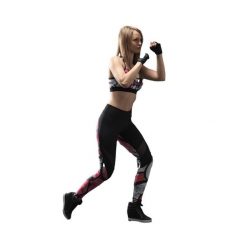 Damskie legginsy Dorawon Graffiti. Czerwone legginsy damskie DORAWON, bez wzorów, na fitness i siłownię. Za 450.00 zł.