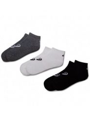 Asics Skarpety krótkie 3PPK Quarter Sock 155205 Szary. Szare skarpetki damskie Asics, bez wzorów, z materiału. Za 59.99 zł.