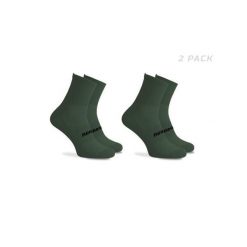 Skarpetki rowerowe unisex Rogelli Essential 2 pary. Zielone skarpetki męskie Rogelli, bez wzorów. W wyprzedaży za 46.00 zł.