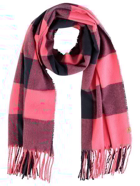 Camel Active Szal w kolorze różowo-czarnym rozmiar: onesize. Czarne szaliki i kominy damskie Camel Active, bez wzorów, z materiału. Za 122.67 zł.