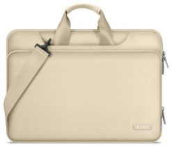 Torba Tech-Protect PocketBag 13-14'' beżowy. Brązowe torby na laptopa damskie TECH-PROTECT, bez wzorów. Za 84.90 zł.