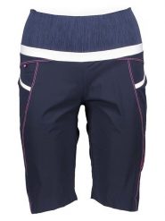 Crazy Szorty funkcyjne w kolorze granatowo-białym rozmiar: S. Niebieskie spodenki sportowe damskie Crazy, s, z materiału, outdoorowe. Za 96.37 zł.