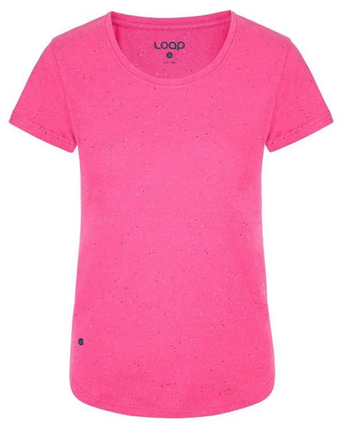 Damska koszulka Loap Bulla różowa. Czerwone t-shirty damskie Scarpa, m, bez wzorów, z bawełny, bez ramiączek. Za 46.93 zł.