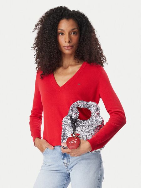 Tommy Jeans Torebka Tjw Bodega Sequins Shopper AW0AW19091 Srebrny. Szare shopper bag damskie Tommy Jeans, bez wzorów, z jeansu, bez dodatków. Za 489.99 zł.