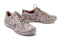 JOSEF SEIBEL 59656 372 232 Fergey 56 creme-multi, półbuty damskie. Brązowe półbuty damskie Josef Seibel, bez wzorów, ze skóry, bez obcasa. Za 389.90 zł.