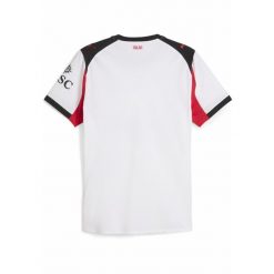 Męska koszulka wyjazdowa authentic AC Milan 25/26 PUMA White For All Time Red. Białe t-shirty sportowe męskie Puma, m, bez ramiączek, do piłki nożnej. Za 659.00 zł.