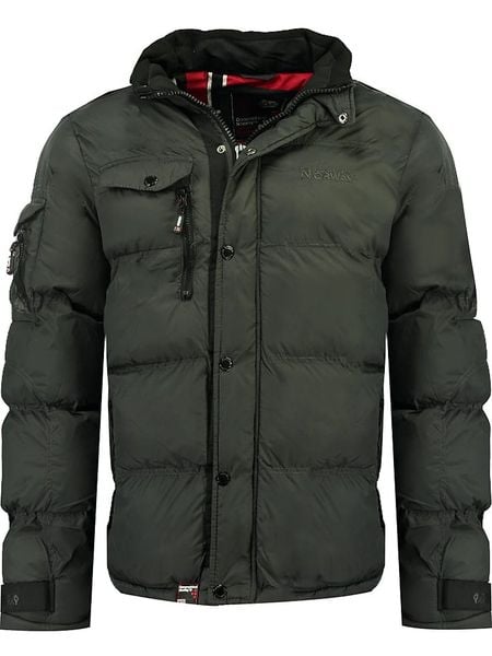 Geographical Norway Kurtka zimowa "Bonap" w kolorze antracytowym rozmiar: L. Czarne kurtki męskie Geographical Norway, na zimę, l, bez wzorów, bez kaptura. Za 239.45 zł.