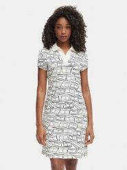 Tommy Hilfiger Sukienka codzienna 1985 Pique WW0WW49719 Beżowy jasny Regular Fit. Brązowe sukienki damskie Tommy Hilfiger, na co dzień, s, bez wzorów, z bawełny, bez kołnierzyka, bez ramiączek, proste. Za 489.99 zł.